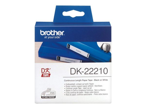 61OMUWbMKKL.jpg Brother DK-22210 Continuous Paper Label Roll - Image 1