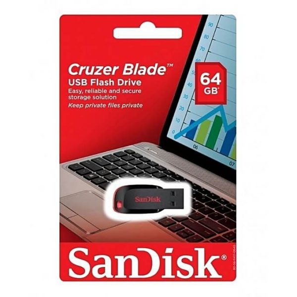 SanDisk Cruzer Blade 64GB Flash Disk - Image 1