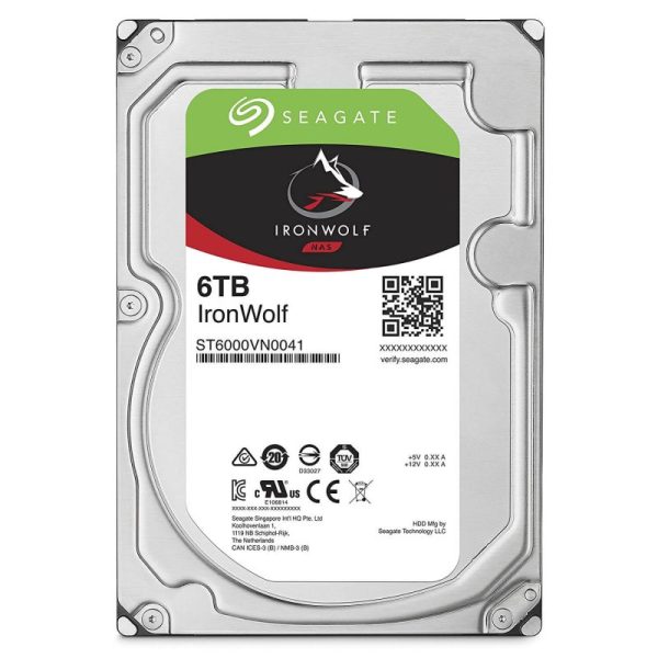 Seagate IronWolf 6TB 7200rpm 128MB Harddrive - Image 1
