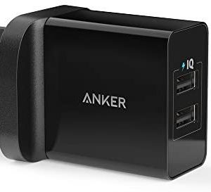 Anker 24W wall charger 2-Port EU Black