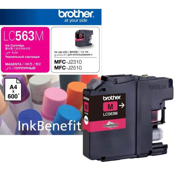 Brother LC563M Inkjet Cartridge Magenta - Image 1