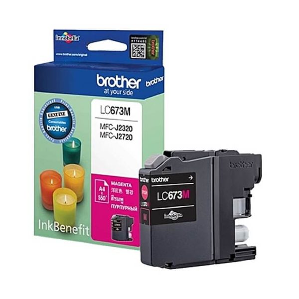Brother LC-673M Magenta Ink Cartridge - Image 1