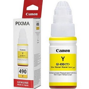 Canon Original GI-490 Yellow Ink Bottle