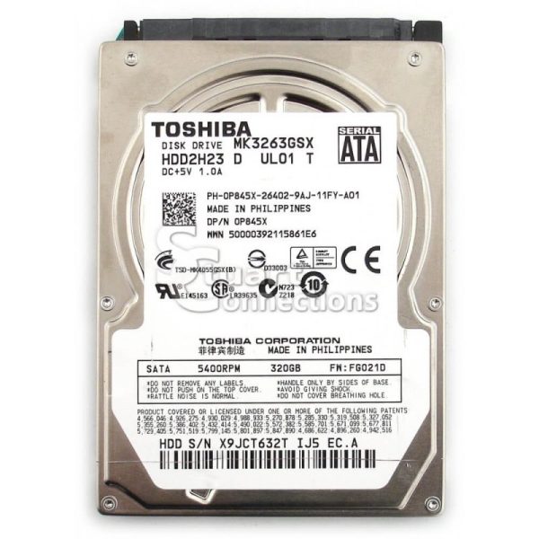 Dell-Toshiba-320GB-Laptop.jpg Toshiba 320GB Laptop Hard Drive - Image 1