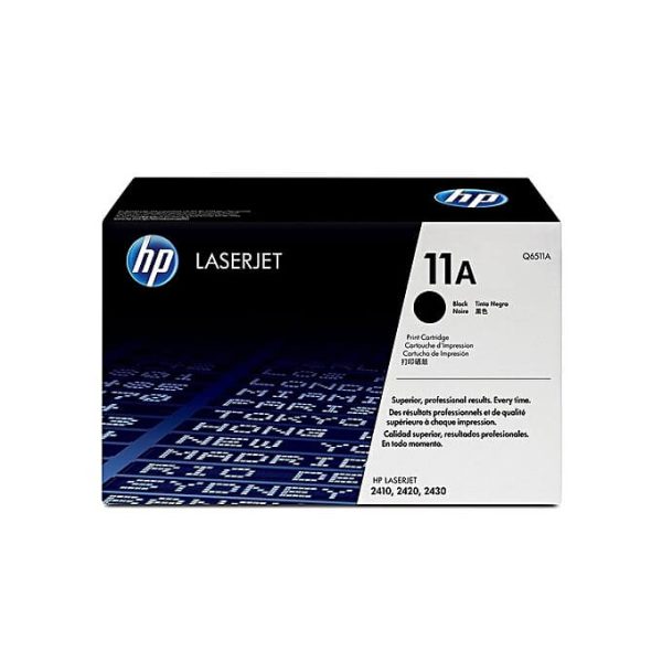 HP 11A Black Original Laser Jet Toner Cartridge (Q6511A) - Image 1