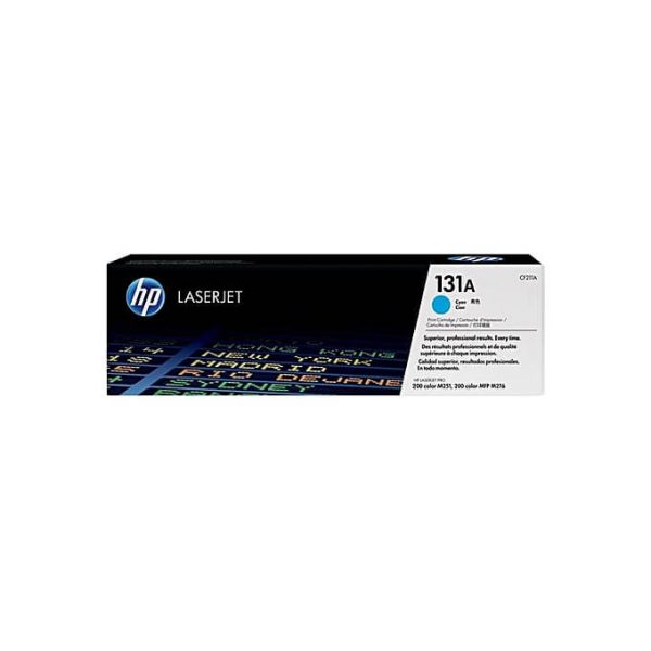 HP 131A Cyan Original Laser Jet Toner Cartridge, CF211A - Image 1