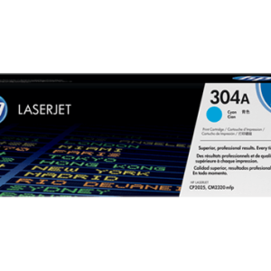HP 304A Cyan Original Laser Jet Toner Cartridge, CC531A
