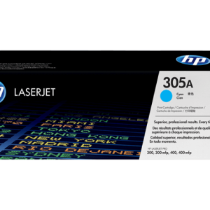 HP 305A Cyan Original Laser Jet Toner Cartridge, CE411A