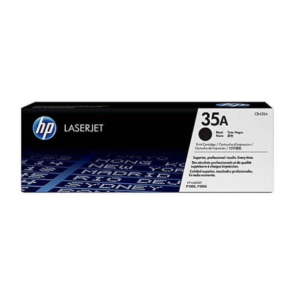 HP 35A Black Original Laser Jet Toner Cartridge (CB435A) - Image 1