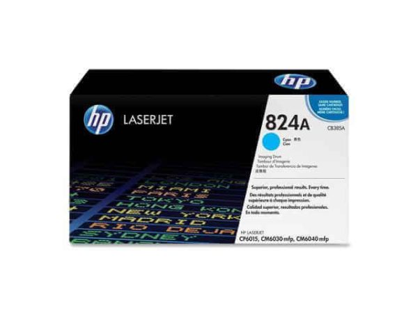 HP 824A (CB385A) Cyan Original LaserJet Drum Toner Cartridge - Image 1