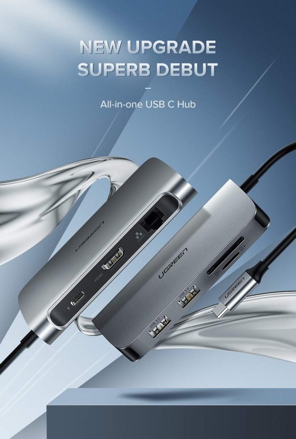 UGREEN USB-C Multifunction Adapter 9 in 1 -CM274 USB - Image 3