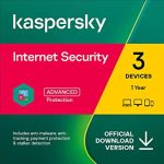 Kaspersky Internet Security  3 User+ 1 Year License