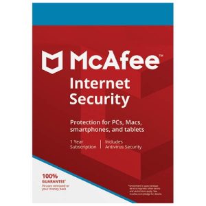 McAfee Internet Security 1 User Sleeve 1 year