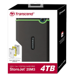 Transcend 4TB External Hard Disk-Purple