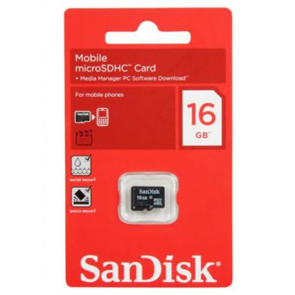 SanDisk MicroSD HC 16GB - Image 1