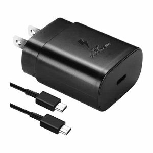 Samsung 25W Travel Adapter + C to C Cable