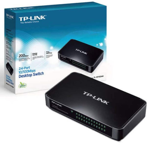 TP-Link TL-SF1024M 24-Port 10/100 Mbps Desktop Switch - Image 1