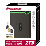 Transcend 2TB External Hard Drive USB 3.1 Gen 1 StoreJet 25M3S
