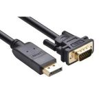 UGREEN DP Male to VGA Male Cable 1.5m (Black) - DP105