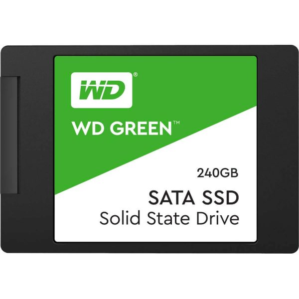 WD-Green-1.jpg WD Green 240GB Internal PC SSD - SATA III 6 Gb/s, 2.5"/7mm - Image 1