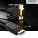 UGREEN DP Male to VGA Male Cable 1.5m (Black) - DP105 - Image 5