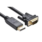 UGREEN DP Male to VGA Male Cable 1.5m (Black) - DP105 - Image 4