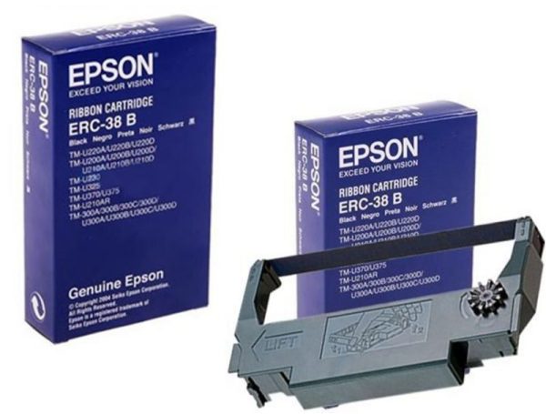 Epson ERC-38 Black Cartridge Ribbon - Image 1