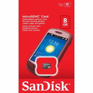 SanDisk MicroSD HC 8GB