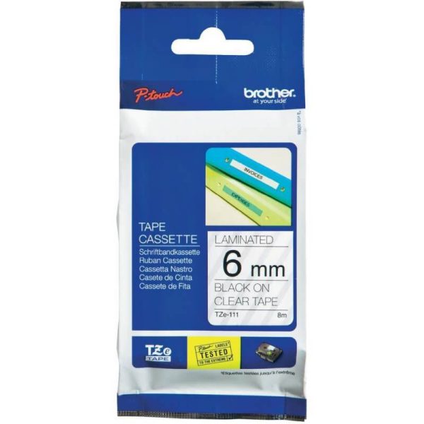 Brother TZE-111 Label Printer Tape - Image 1
