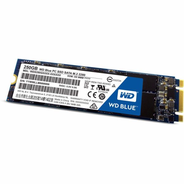 wd_wds250g1b0b_00as40_250gb_blue_sata_iii_1287125.jpg Western Digital 250GB SSD III 6Gbs 2.5" 7mm Solid State Drive - Image 1