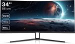 Dahua E330C 34’’ WQHD  3440*1440 Curved Gaming Monitor1500R curvature