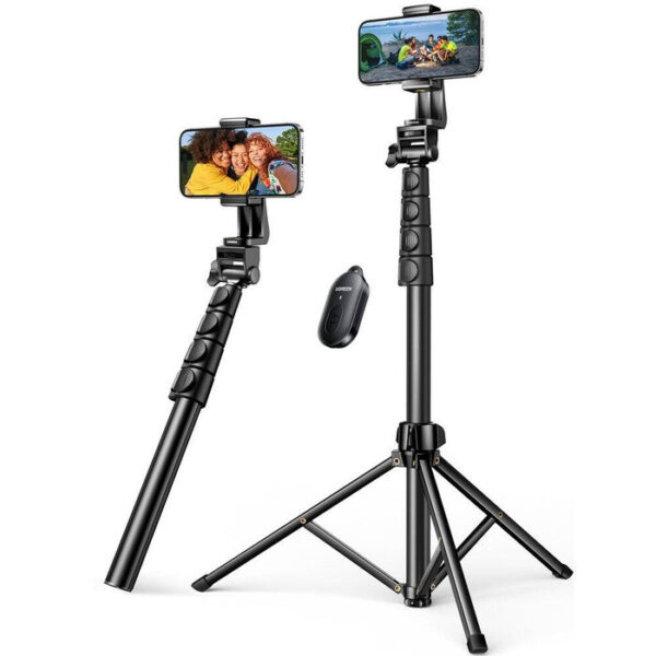 GYmyNOMq1rIR5WeSF1oQlq4ZdAEehqmV8bmBjyrh Selfie Stick Tripod with Bluetooth Remote - LP680 - Image 1