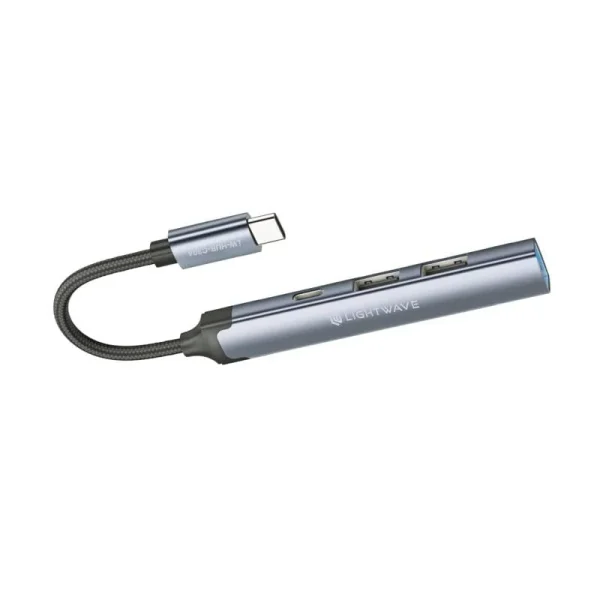 Light Wave LW-HUB-C304 | 4-in-1 USB-C Hub Adapter - Image 1