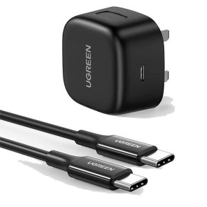 UGREEN USB-C 25W PD Charger With C-C 2M Cable UK Black - CD250