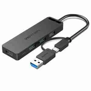 CHLBB VENTION 4-Port USB 3.0 Hub With Power Supply 0.15 m Model
