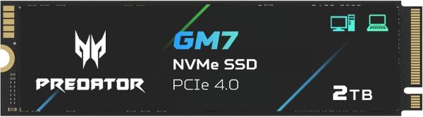 ACER PREDATOR GM7 INTERNAL SSD M.2 PCIe Gen 4*4 NVMe 2280 - 2TB - Image 1
