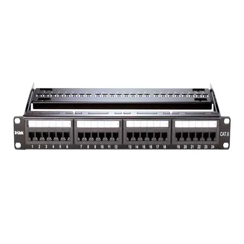 D-Link-NPP-C61BLK241-Cat6-24-Port-Patch-Panel D Link NPP C61BLK241 Cat6 24 Port Patch Panel