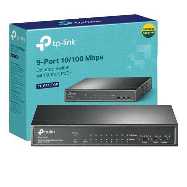 TP-Link-TL-SF1009P_devicestech.co_.ke-1.png TP-Link 9-Port 10/100Mbps Desktop Switch with 8-Port PoE+ - TL-SF1009P - Image 1
