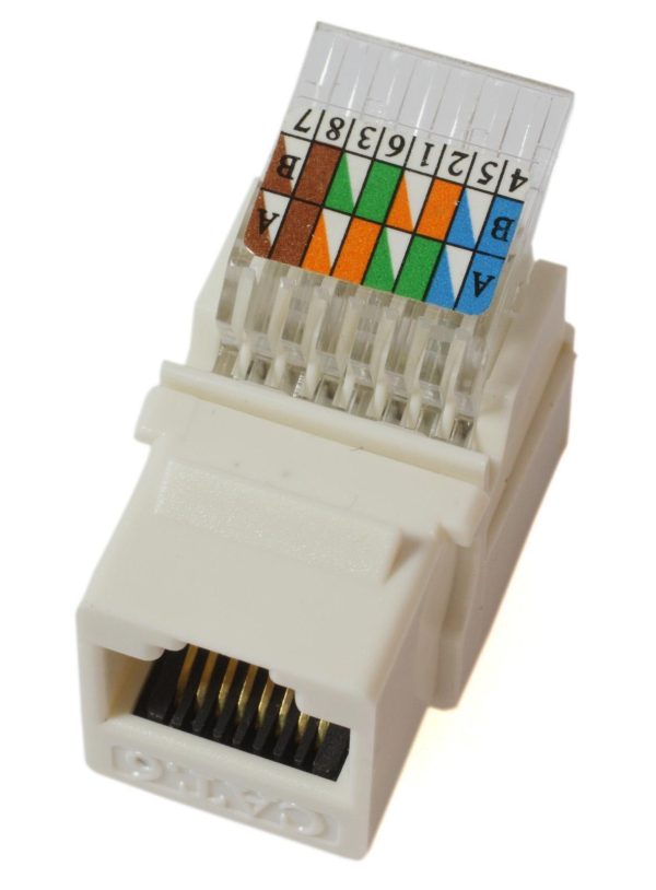 RJ45 CAT 6 Self-locking Network Modules - Image 1