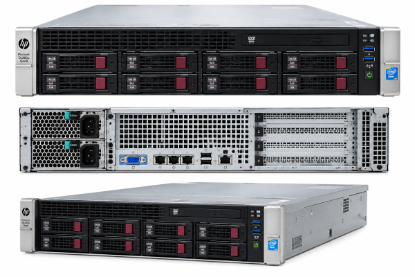 48ae0dae-67b4-45e2-bf6a-3f2960c8b075 HP DL 380 G8 SERVER INTEL XEON E-2640 2.4GHZ X2(12CORE) 26GB RAM/ 146GB SAS HDD X2 460W PSU - Image 1