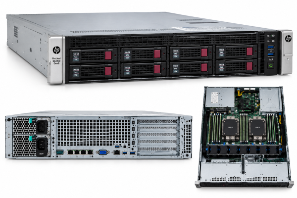 HP DL 380 G8 SERVER INTEL XEON E-2640 2.4GHZ X2(12CORE) 26GB RAM/ 146GB SAS HDD X2 460W PSU - Image 2