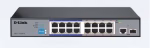 D-Link DES-F1016P-E 16-port Fast Ethernet Unmanaged Long Range 250m PoE+ Surveillance Switch with 16 PoE ports - Image 2